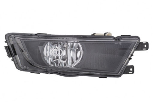 Proiector ceata Dreapta (H8, negru) potrivit SKODA OCTAVIA III 03.17-