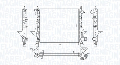 Radiator motor (Automat/Manual) potrivit RENAULT TWINGO I, TWINGO I/HATCHBACK 1.2/1.2LPG