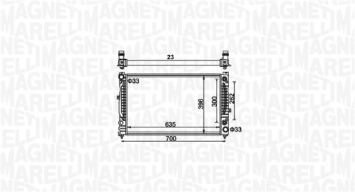 Radiator motor (Automat) potrivit AUDI A4 B5, A6 C5, ALLROAD C5, COUPE B3; SKODA SUPERB I; VW PASSAT B5, PASSAT B5.5 1.6-2.8