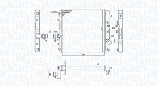 Radiator motor (Manual) potrivit SUZUKI IGNIS I, IGNIS II, WAGON R, WAGON R+ 1.0/1.3/1.5