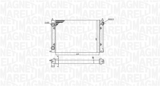 Radiator motor Stanga (Manual) potrivit VW CORRADO, GOLF I, GOLF II, GOLF III, JETTA I, JETTA II, SCIROCCO 1.3-2.0
