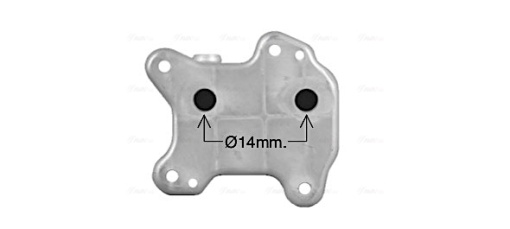 Radiator ulei potrivit OPEL ASTRA H, ASTRA H GTC, ASTRA H/KOMBI, MERIVA A 1.7D 09.03-10.10 - Img 1