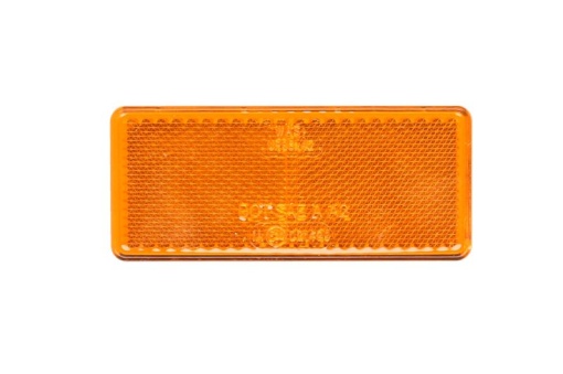 Reflector dreptunghiular (portocaliu, autoadeziv, 96mm x 42mm)
