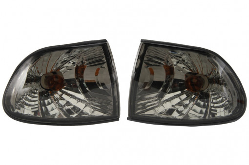 Semnalizator fata stanga/dreapta (gri/transparent, set) potrivit BMW 7 E38 10.94-09.98