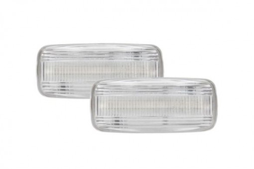 Semnalizator lampa lateral stanga/dreapta transparent, LED, dinamic potrivit AUDI A3, A4 B5, A6 C5, TT 1.6-4.2 1994-2006 - Img 1