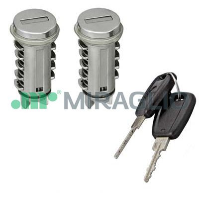 Set blocare usa 2 butuci cu 2 chei, fata stanga si portbagaj FIAT 500, PANDA dupa 2003