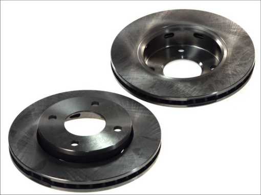 Set discuri frana (2 buc.) Fata Dreapta/Stanga potrivit MITSUBISHI COLT CZC VI, COLT VI; SMART FORFOUR 1.1-1.5D 01.04-06.12
