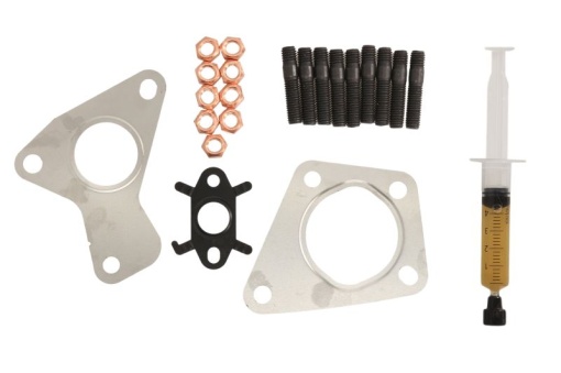 Set montaj turbocompresor (cu garnituri) potrivit DACIA DUSTER; NISSAN ALMERA II; RENAULT CLIO II, LAGUNA III, MEGANE II, SCENIC II, THALIA I 1.5D 09.02-