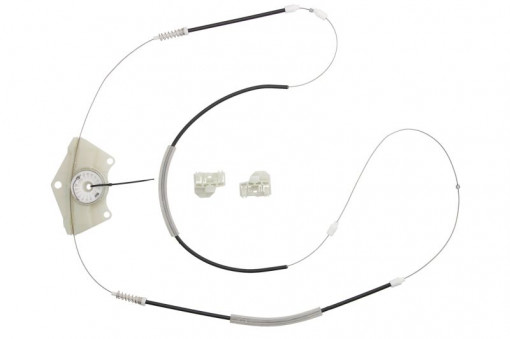 Set reparatie macara geam dreapta (set, electric) potrivit SKODA SUPERB I, SUPERB II; VW PASSAT B5, PASSAT B5.5, PASSAT B6 08.96-05.15