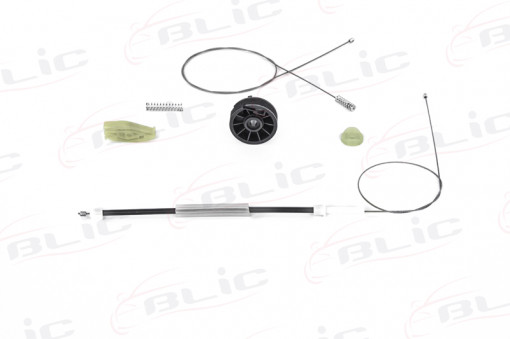 Set reparatie macara geam spate stanga (cabluri) potrivit PEUGEOT 206 09.00-12.07