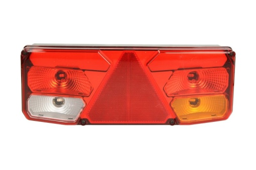 Stop spate dreapta (12/24V, cu intermitent, cu lumina de ceata, lumina de marșarier, cu lumina stop, lumini parcare, reflector triunghiular)