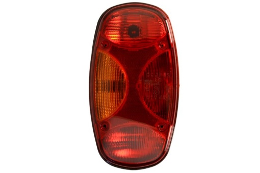 Stop spate stanga Cargoluna (P21W/R10W, 12/24V, cu intermitent, cu lumina de ceata, cu lumina stop, lumini parcare, reflector)