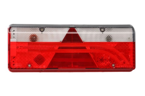 Stop spate stanga EUROPOINT III (LED, 12V, cu intermitent, cu lumina de ceata, lumina de marșarier, cu lumina stop, lumini parcare, reflector triunghiular, lumina laterala, conector: ASS2.1 7PIN)