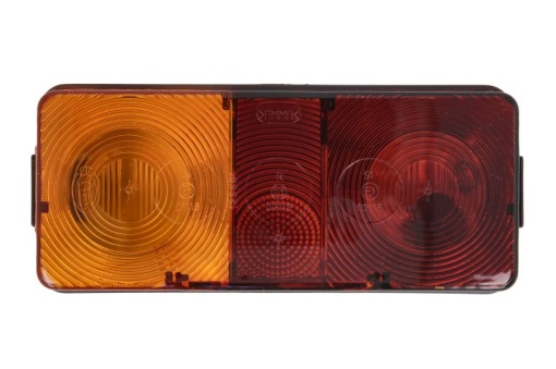 Stop spate stanga (P21W/R10W, 12/24V, rosu/galben, cu intermitent, cu lumina stop, lumini parcare, fara reflector, fara bec)