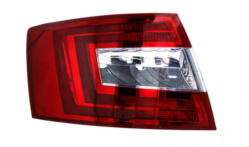 Stop tripla lampa spate stanga ( exterior , Semnalizator alb, culoare sticla: rosu) SKODA OCTAVIA HATCHBACK 2012-2016