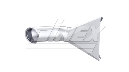 Teava esapament (diametru:125,8mm/146,3mm, lungime:580mm) potrivit IVECO STRALIS II, TRAKKER II F2BE3681A-F3HFL611G 09.12-
