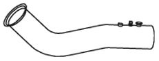 Teava esapament (lungime:700mm) potrivit MAN TGS I, TGX I D2066LF06-D2676LF25 06.06-09.21