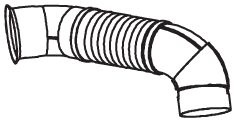 Teava esapament (lungime:950mm) potrivit MERCEDES ACTROS MP2 / MP3 OM541.920-OM541.978 10.02- - Img 1