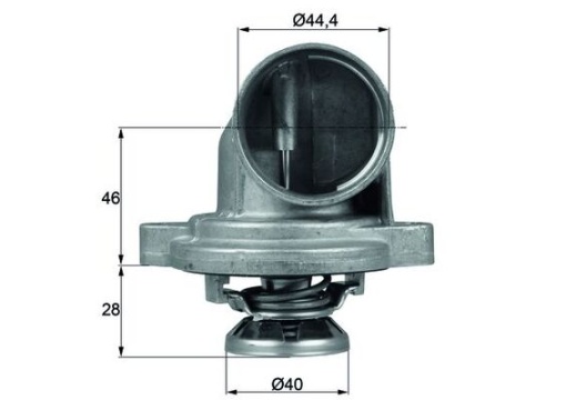 Termostat lichid racire (80°C) potrivit MERCEDES V (638/2), VITO (W638) 2.3D 02.96-07.03