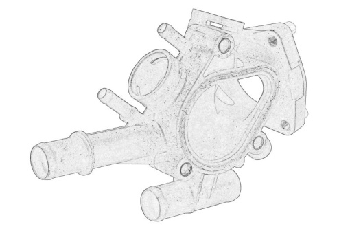 Termostat sistem racire potrivit RENAULT ESPACE III, LAGUNA I, MEGANE I, MEGANE I CLASSIC, MEGANE I COACH, MEGANE SCÉNIC 1.8/2.0 11.93-08.03