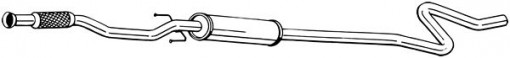 Toba esapament intermediara potrivit CITROEN C3 II 1.0 08.12-