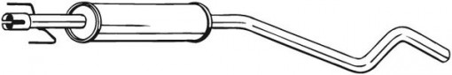 Toba esapament intermediara potrivit OPEL ASTRA H, ASTRA H GTC 1.6 03.04-10.10