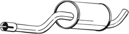 Toba esapament intermediara potrivit VOLVO 740, 760, 940, 940 II 2.0/2.3/2.8 05.86-10.98