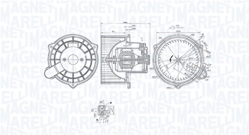 Ventilator habitaclu potrivit HYUNDAI ACCENT II, GETZ 1.1-1.6 01.00-12.10