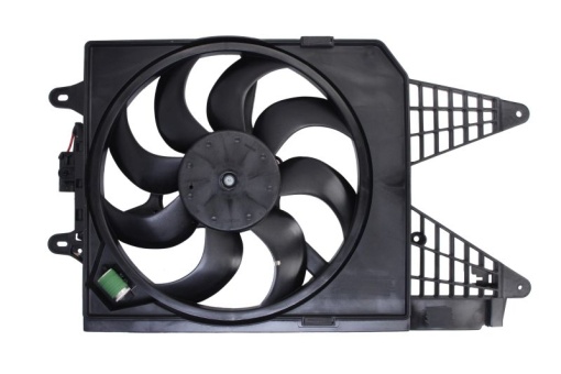 Ventilator radiator (cu carcasa) potrivit ABARTH 500 / 595 / 695, 500C / 595C / 695C 1.4 05.08-