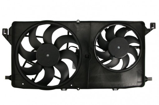 Ventilator radiator (cu carcasa) potrivit FORD TRANSIT, TRANSIT TOURNEO 2.2D/2.3 04.06-12.14