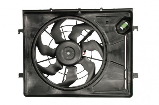 Ventilator radiator (cu carcasa) potrivit HYUNDAI I30; KIA CEE'D, PRO CEE'D 1.4/1.6/1.6LPG 12.06-02.13