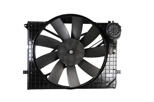 Ventilator radiator (cu carcasa) potrivit MERCEDES S (C215), S (W220) 2.8-5.8 10.98-03.06