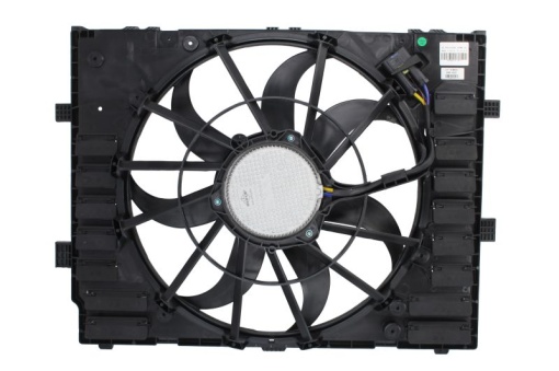 Ventilator radiator (cu carcasa) potrivit VW TOUAREG 3.0D/3.0H/3.6 01.10-03.18