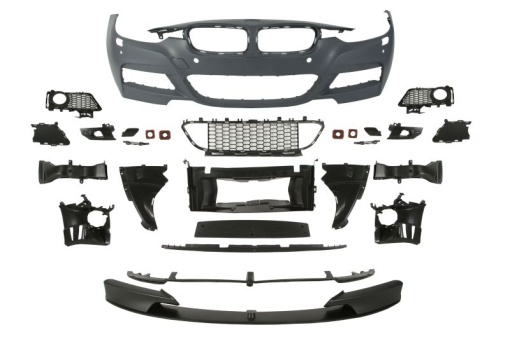 Bara Fata, M PERFORMANCE/pachet M, complet, locas proiector, cu gauri spalator faruri, cu gauri senzorii parcare, grunduit potrivit BMW 3 F30 10.11-05