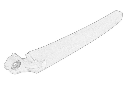 Brat ghidaj stergator parbriz Spate potrivit SKODA KAROQ; VW GOLF SPORTSVAN VII HATCHBACK/SUV 02.14-