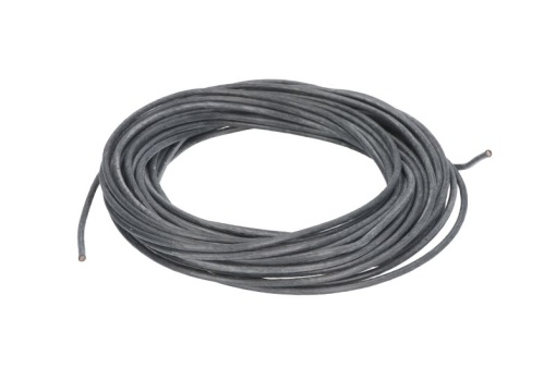 Cablu reparatie (culoare: Negru, Cupru / silicon, sectiune transversala: 1,5mm, lungime: 10m)