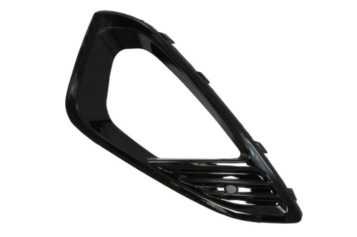 Capac bara fata Dreapta cu locas lampa ceata, plastic, lucios/negru potrivit FORD FIESTA VII 05.17- 04.17-