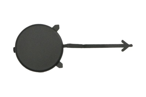 Capac carlig remorcare spate plastic, grunduit potrivit CITROEN BERLINGO II; PEUGEOT PARTNER II 04.08-03.15