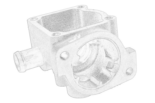 Carcasa termostat potrivit PERKINS