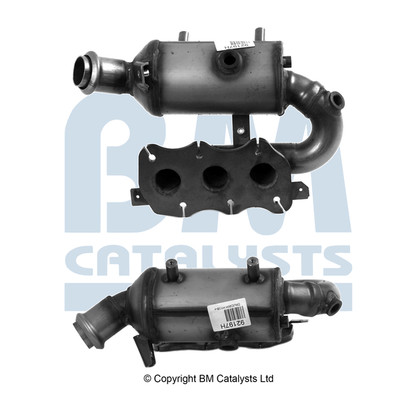 Catalizator EURO 6 potrivit RENAULT TWINGO III; SMART FORFOUR, FORTWO 1.0 07.14-