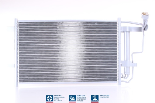 Condensator climatizare (cu uscator, element aditional) potrivit MAZDA 3 1.6-2.3 12.08-09.14 - Img 1