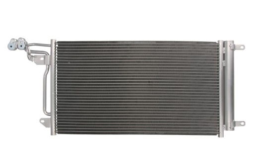 Condensator climatizare (cu uscator) potrivit AUDI A1; SEAT IBIZA IV, IBIZA IV SC, IBIZA IV ST, TOLEDO IV; SKODA FABIA II, FABIA III, RAPID, ROOMSTER, ROOMSTER PRAKTIK; VW POLO, POLO V 1.0-2.0D 09.06-12.22