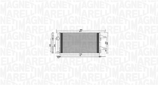 Condensator climatizare (cu uscator) potrivit CITROEN JUMPER II; FIAT DUCATO; PEUGEOT BOXER 2.0D-3.0D 04.06-