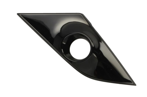 Element bara fata stanga (SPORT, cu găuri proiector ceață, negru lucios) potrivit MAZDA CX-3 04.19-
