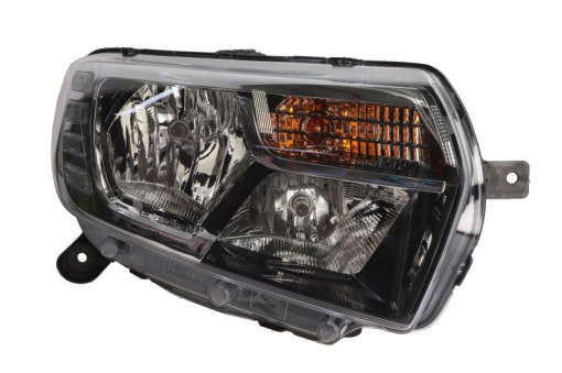 Far Dreapta (H1/H7, electric, cu motor) potrivit DACIA LOGAN II, LOGAN MCV II, SANDERO II; RENAULT LOGAN/STEPWAY II, SANDERO/STEPWAY II