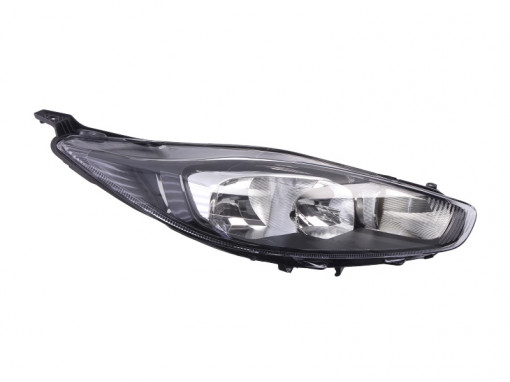 Far Dreapta (H15/H7, electric, cu motor, culoare insertie: negru) potrivit FORD FIESTA VI 01.13-04.17