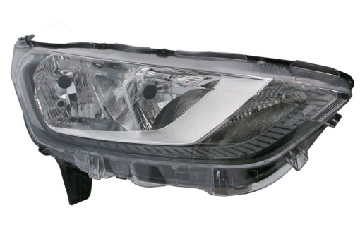 Far dreapta (H15/H7, electric, cu motor, insert negru) potrivit FORD TRANSIT / TOURNEO CUSTOM 07.17-