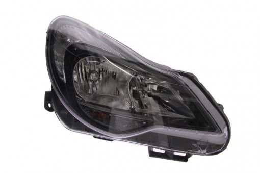 Far Dreapta (H7, electric, cu motor, culoare insertie: negru) potrivit OPEL CORSA D, CORSA D/HATCHBACK -12.14