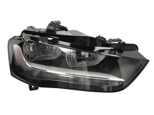 Far Dreapta (H7/H7, electric, cu motor, culoare insertie: gri, culoare semnalizator: transparent) potrivit AUDI A4 ALLROAD B8, A4 B8 -12.15