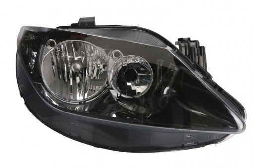 Far Dreapta (H7/H7, electric, fara motoras, culoare insertie: negru) potrivit SEAT IBIZA IV, IBIZA IV SC, IBIZA IV ST